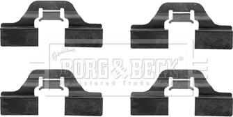 Borg & Beck BBK1203 - Accessory Kit for disc brake Pads car-mod.net