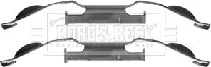 Borg & Beck BBK1228 - Accessory Kit for disc brake Pads car-mod.net
