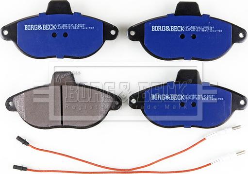 Borg & Beck BBP1461 - Brake Pad Set, disc brake car-mod.net