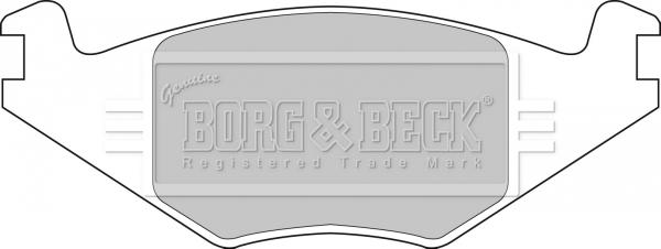 Borg & Beck BBP1415 - Brake Pad Set, disc brake car-mod.net