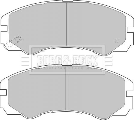 Borg & Beck BBP1485 - Brake Pad Set, disc brake car-mod.net