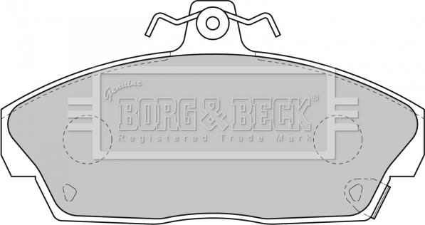 Borg & Beck BBP1559 - Brake Pad Set, disc brake car-mod.net