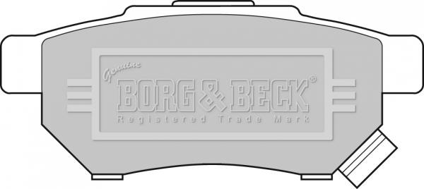 Borg & Beck BBP1526 - Brake Pad Set, disc brake car-mod.net