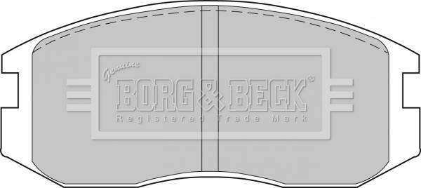 Borg & Beck BBP1521 - Brake Pad Set, disc brake car-mod.net