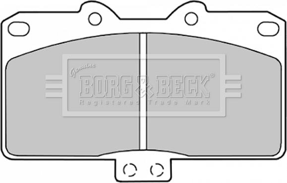 Borg & Beck BBP1574 - Brake Pad Set, disc brake car-mod.net