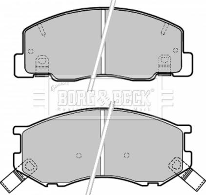Borg & Beck BBP1630 - Brake Pad Set, disc brake car-mod.net