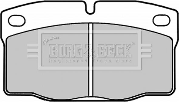 Borg & Beck BBP1092 - Brake Pad Set, disc brake car-mod.net