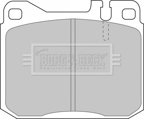 Borg & Beck BBP1061 - Brake Pad Set, disc brake car-mod.net