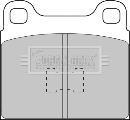 Borg & Beck BBP1085 - Brake Pad Set, disc brake car-mod.net