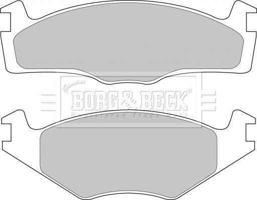 Borg & Beck BBP1101 - Brake Pad Set, disc brake car-mod.net
