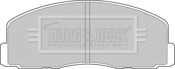 Borg & Beck BBP1262 - Brake Pad Set, disc brake car-mod.net