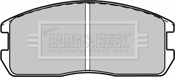 Borg & Beck BBP1200 - Brake Pad Set, disc brake car-mod.net