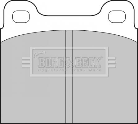 Borg & Beck BBP1210 - Brake Pad Set, disc brake car-mod.net