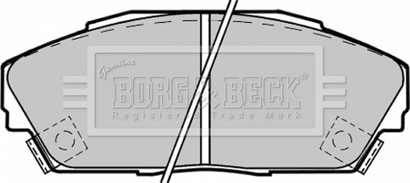 Borg & Beck BBP1217 - Brake Pad Set, disc brake car-mod.net