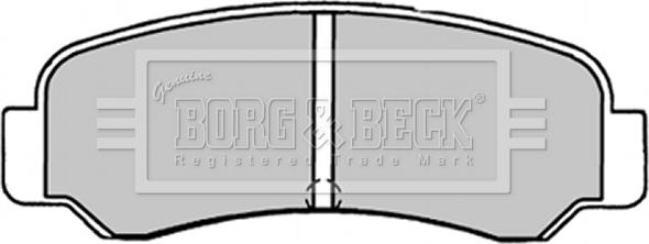 Borg & Beck BBP1231 - Brake Pad Set, disc brake car-mod.net