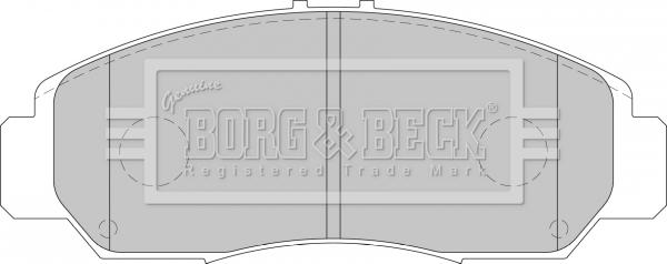 Borg & Beck BBP1741 - Brake Pad Set, disc brake car-mod.net