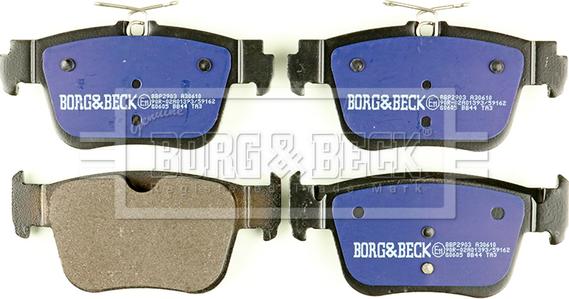 Borg & Beck BBP2903 - Brake Pad Set, disc brake car-mod.net