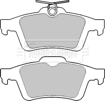 Borg & Beck BBP2403 - Brake Pad Set, disc brake car-mod.net