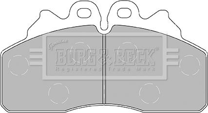 Borg & Beck BBP2435 - Brake Pad Set, disc brake car-mod.net
