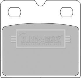 Borg & Beck BBP2430 - Brake Pad Set, disc parking brake car-mod.net
