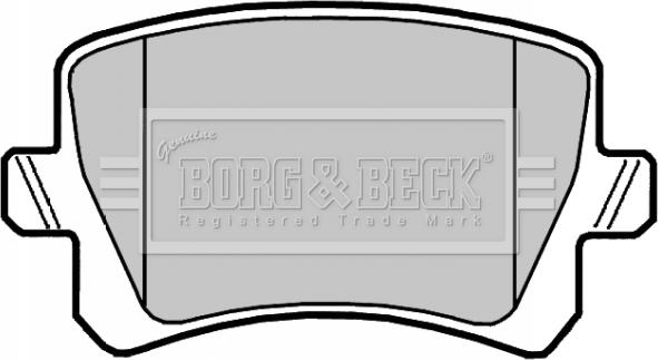 Borg & Beck BBP2044 - Brake Pad Set, disc brake car-mod.net