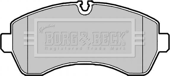 Borg & Beck BBP2147 - Brake Pad Set, disc brake car-mod.net