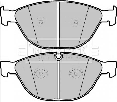 Akebono AN-4441K - Brake Pad Set, disc brake car-mod.net
