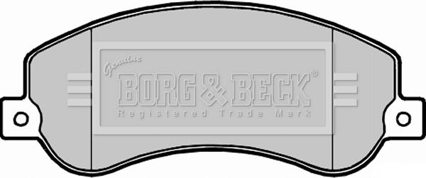 Borg & Beck BBP2281 - Brake Pad Set, disc brake car-mod.net