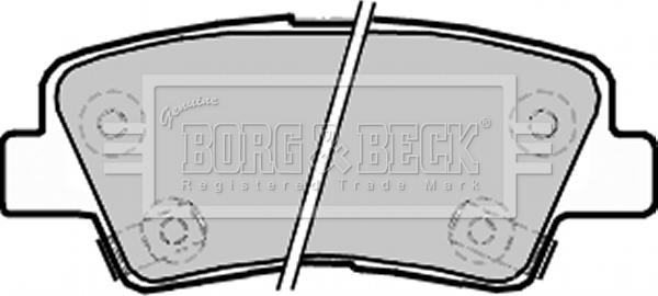 Borg & Beck BBP2220 - Brake Pad Set, disc brake car-mod.net
