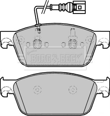 Borg & Beck BBP2275 - Brake Pad Set, disc brake car-mod.net