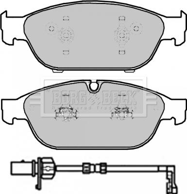 4U 37343VV - Brake Pad Set, disc brake car-mod.net