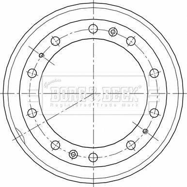 Borg & Beck BBR32517 - Brake Drum car-mod.net