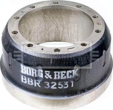 Borg & Beck BBR32531 - Brake Drum car-mod.net