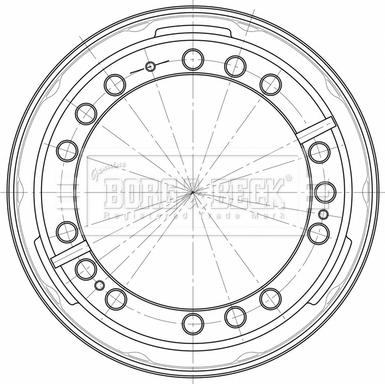 Borg & Beck BBR32532 - Brake Drum car-mod.net