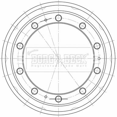 Borg & Beck BBR32528 - Brake Drum car-mod.net
