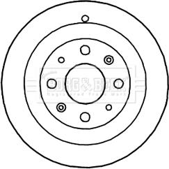 Borg & Beck BBR7195 - Brake Drum car-mod.net