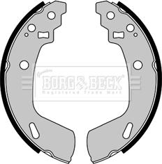 Borg & Beck BBS6491 - Drum Brake Shoe Set car-mod.net