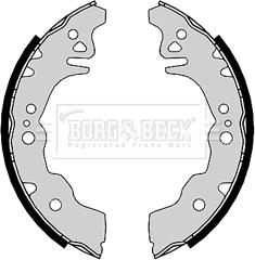 Borg & Beck BBS6402 - Drum Brake Shoe Set car-mod.net