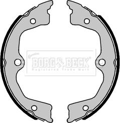 Borg & Beck BBS6487 - Brake Shoe Set, parking brake car-mod.net