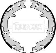 Borg & Beck BBS6429 - Brake Shoe Set, parking brake car-mod.net