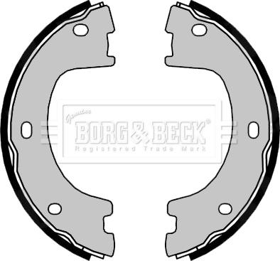 Borg & Beck BBS6475 - Brake Shoe Set, parking brake car-mod.net
