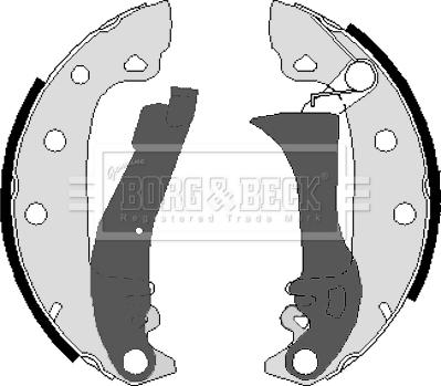 Borg & Beck BBS6095 - Drum Brake Shoe Set car-mod.net