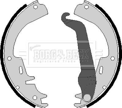 Borg & Beck BBS6077 - Drum Brake Shoe Set car-mod.net