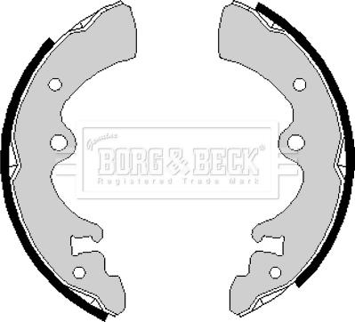 Borg & Beck BBS6159 - Drum Brake Shoe Set car-mod.net