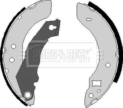 Borg & Beck BBS6162 - Drum Brake Shoe Set car-mod.net