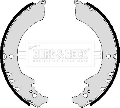 Borg & Beck BBS6109 - Drum Brake Shoe Set car-mod.net