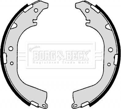 Borg & Beck BBS6182 - Drum Brake Shoe Set car-mod.net