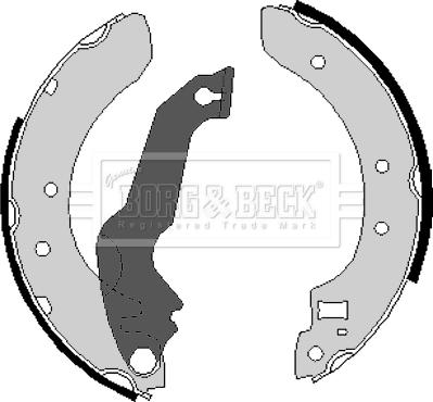 Borg & Beck BBS6131 - Drum Brake Shoe Set car-mod.net