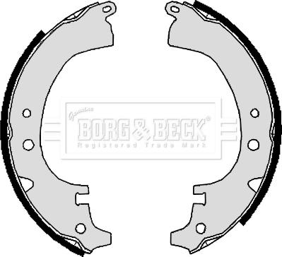 Borg & Beck BBS6124 - Drum Brake Shoe Set car-mod.net