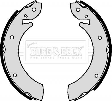 Borg & Beck BBS6172 - Drum Brake Shoe Set car-mod.net